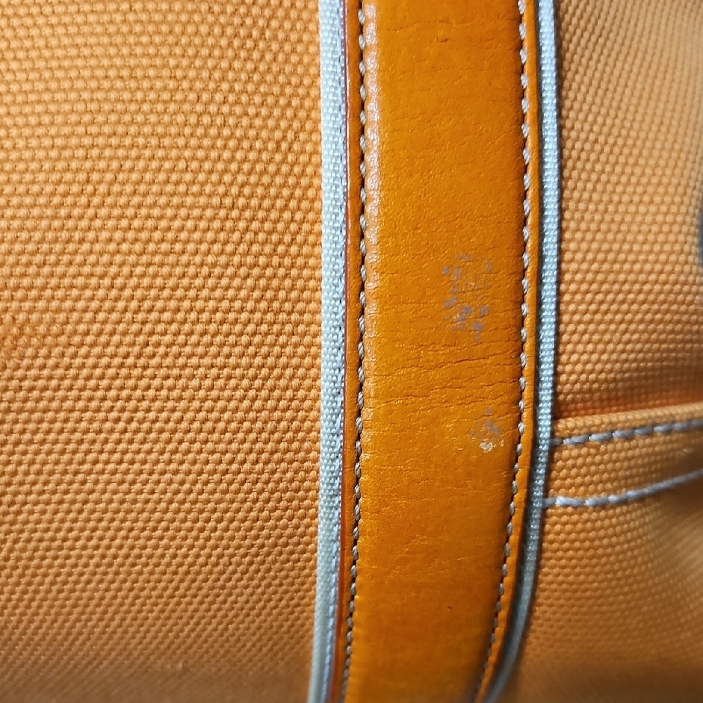COACH EUC Orange Travel Tote Bag with Coach Scarf - Picture 15 of 16